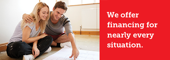 We offer financing for nearly every situation.